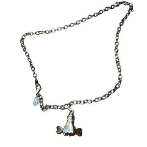 Vivienne Westwood Silver and Gold Pendant Necklace